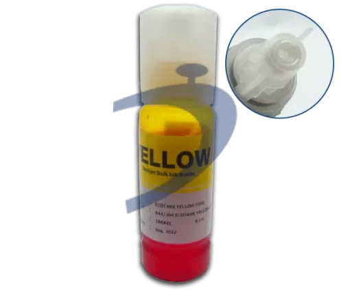 REFIL DE TINTA EPSON ECOTANK T544420-AL T504420-AL AMARELO (YELLOW) | L3150 L3110 L3210 L3250 L5190 L5290 | 70ML | INK-MATE