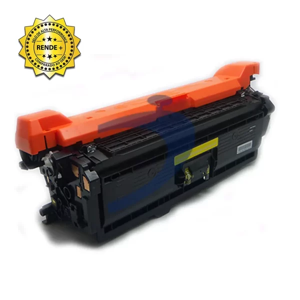 Toner Compatível HP CE252A CE402A Amarelo Universal (Yellow) CP3525 CM3530 Enterprise 500 Color M551 Alpha Technology 7K