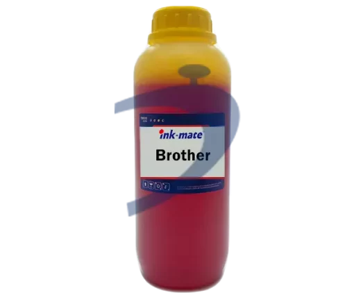 TINTA PARA BROTHER UNIVERSAL AMARELO (YELLOW) CORANTE | LC38 LC39 LC60 LC61 LC67 LC980 985 1100 LC3029 | INK-MATE 1L