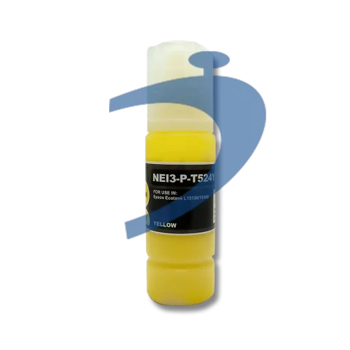 REFIL DE TINTA EPSON T524 T524Y AMARELO (YELLOW) PIGMENTADO | L6580 L15150 L15167 | 70ML