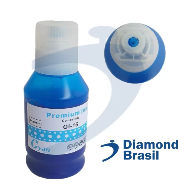 REFIL CANON GL16  GX 6010 /  GX7010 PIGMENTADA CYAN 135ML