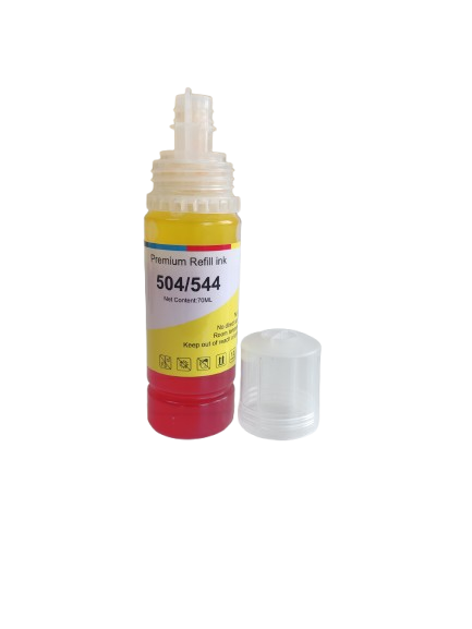 REFIL TINTA EPSON 504/544 ECOTANK CORANTE YELLOW 70ML